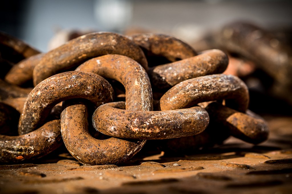 rusty chain